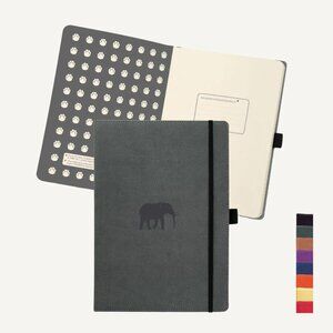 Dingbats* Hardcover Eco-Friendly Notebook Hardcover Wildlife Collection Grey